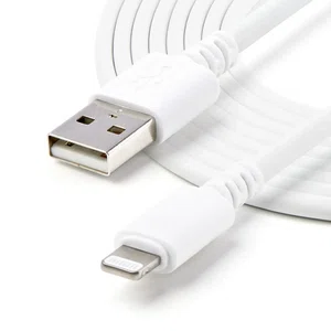 Solid Power Fast Charging Cable and Data Sync USB Cable Compatible for  6/6S/7/7+/8/8+/10/11, 12, 13 Pro max (White)