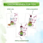 Mamaearth Onion Shampoo with Onion & Plant Keratin for Hair Fall Control - 400ml