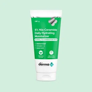 The Derma Co 5% Nia-Ceramide Daily Hydrating Moisturizer with 5% Niacinamide & 2% Ceramide - 100g