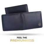Hammonds Flycatcher RFID Protected BLUE Genuine Leather Wallet for Men