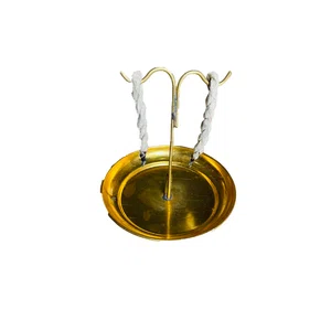2 In 1 Brass Bateko Dhoop Holder / Stand (Aprox 12 CM Diameter) बाटेको धुपस्ट्याण्ड