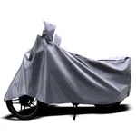 Black Dust Proof Water Resistant Double Mirror Pocket Bike Body Cover For Bike And Scooter - Bike Covers |