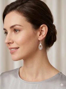 PURE SILVER EAR TOP FOR WOMEN