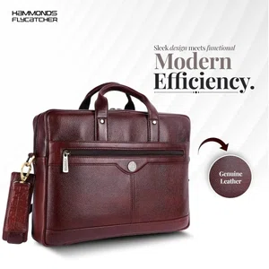 Hammonds Flycatcher Brown Genuine Leather Laptop Bag For Men - Bags | Laptop Bags For Men | Bag For Men