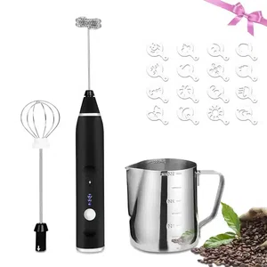 Milk Frother Handheld for Coffee, Electric Hand Foamer Blender for Drink Mixer