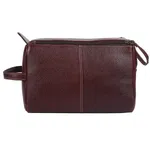 Hammonds Flycatcher Genuine Leather Toiletry Bag For Men