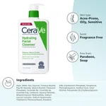 CeraVe Hydrating Facial Cleanser – Moisturizing Face Wash for Normal to Dry Skin