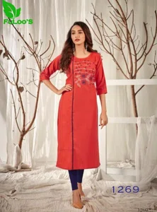 FuLoo's Kanika Designer Kurti Only for women #1269