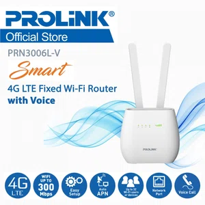 Prolink 4GLTE Wireless N Router with Voice - PRN3006LV