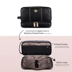 Hammonds Flycatcher Genuine Leather Shaving Bag for Men - Leather Toiletry Bag