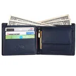 Hammonds Flycatcher Blue Genuine Leather Wallet for Men (HF 593 BNL)