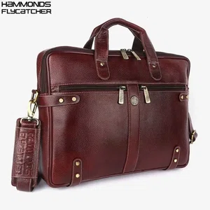 Hammonds Flycatcher Genuine Leather Laptop Bag 152 BRN