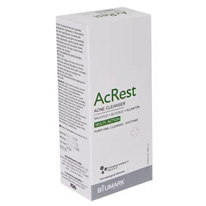 AcRest Acne Cleanser 100ml | Salicylic Acid Glycolic Cleaner | Paraben, Sulphate-Free Cleanser For All Skin Type