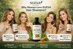 SUESA Herbal Shampoo with Conditioner | Honey, Tulsi & Aloe Vera | Anti Hair Fall, Nourishing & Strengthening Formula | Sulphate & Paraben Free | 200 ml