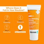 The Derma Co Pore Minimizing Priming Sunscreen With Spf 50 & Pa+++ For Open Pores & Uva/Uvb Protection - 50G