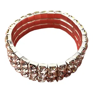American Diamond Elastic Bracelet for Women-1Pcs