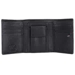 Hammonds Flycatcher Genuine Leather Black Trifold Wallet For Men - Men's Leather Wallet | Purse For Men |