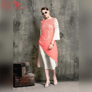 FuLoo's Magic Dress Heavy Georgette With Embroidery #1243