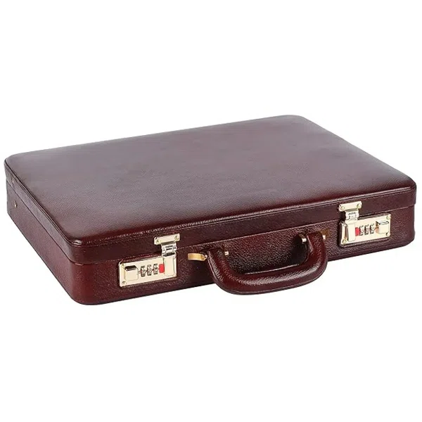 HAMMONDS FLYCATCHER Adults Genuine Leather Briefcases With Combination Lock| D-L:17"H:12.5"B:3"