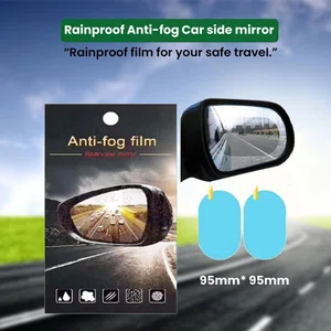 2 PCS Rain Anti-Fog Film For Car And Bike Mirrors