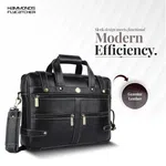 Hammonds Flycatcher Black Genuine Leather Bag For Men