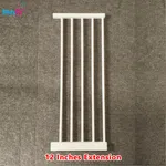 Child Safety Gate With added Extensions - Fits 4 Ft 1 inches - For Staircases And Doors, No Drilling Required