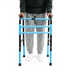 Plain Double Bar Frame Balanced Adjustable Adult Walker(Multicolor,Design