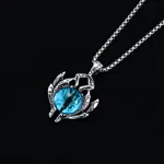 Devil Eye Pendant Necklace for Men/Boys - Stainless Steel