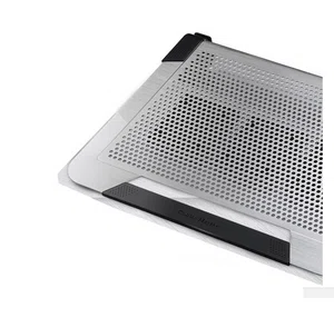 Notepal U3+, Cable Manger, 2-in1 Case, 3 x Moveable Fans, Metal - Silver