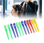 Professional Plastic Duck Bill Hair Clips Non Slip Sectioning Clamps Multicolor Hairdressing Salon Styling Tools 12Pack