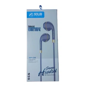 Solid Universal Earphone | Hifi Sound music  Model SP-09 Speaker Diameter The built in mic handsfree High  sound