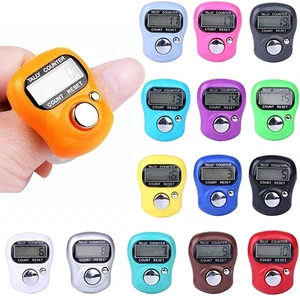 Tally Counter, Digital Electronic Finger Counter And Reset for Mantra Jap, Cricket Umpire, and Various Counting Purposes - 1 pc  (Body Color May Vary)