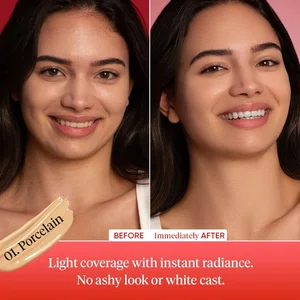 Dot & Key Strawberry Dew Radiant Tinted Sunscreen SPF 50+ PA++++ | 01 Porcelain | – Broad Spectrum UV Protection | 50ml |01. Porcelain
