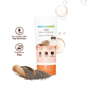 Mamaearth Chia Calming Moisturizer with Chia Seed & Ceramides for Healthy Skin Barrier - 80g