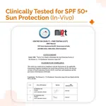 The Derma Co 1% Hyaluronic Sunscreen Aqua Ultra Light Gel with SPF 50 PA++++ UV A, UV B & Blue Light Protection 50g