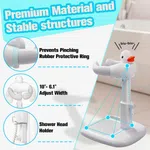 Adjustable Non-Slip Baby Shower Stand – Safe & Secure Bath Support for Toddlers