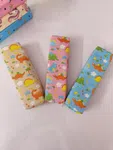 Cute Cartoon Dinosaur Pencil Case Large Capacity Canvas Zipper Pencil Pouch Kawaii School Stationery Organizer Bag for Kids Girls Boys