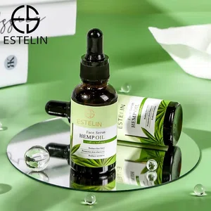 ​Option 1 (English): ESTELIN Natural Hemp Oil Face Serum - Anti-Wrinkle & Skin Elasticity Booster - 40ml