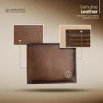 HAMMONDS FLYCATCHER RFID Protected Bi-Fold Wallet for Men Leather Original, Mens Wallet, Leather Wallets for Men, Premium Classic Purse with 3 Card Slots, Coin Pocket, Gift for Mens - Crunch Tan