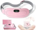 Premium Period Belt | Menstrual Cramp Relief Heating Belt for Women | Electric Warming Pad with Vibration Massage | 3 Temperature Levels | USB Rechargeable | Portable Pain Relief Waist & Abdominal Heating Pad