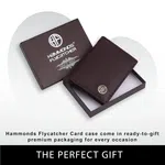 Hammonds Flycatcher RFID Protected Unisex Genuine Leather Card Holder