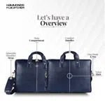 Hammonds Flycatcher Genuine Leather 13 inch Laptop Bag (Blue)