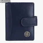 Hammonds Flycatcher Blue Leather Unisex Card Wallet (Cc602V)