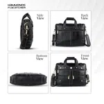 Hammonds Flycatcher Black Genuine Leather Bag For Men