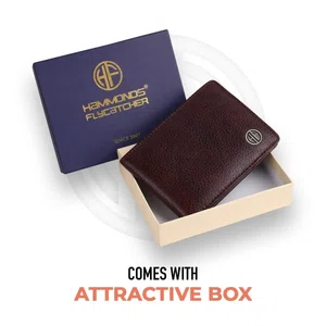 Hammonds Flycatcher RFID Protected Brown Genuine Leather Wallet for Men