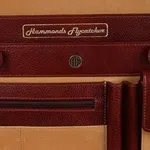 HAMMONDS FLYCATCHER Adults Genuine Leather Briefcases With Combination Lock| D-L:17"H:12.5"B:3"