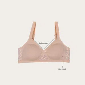 Zivame Double Layered Non Wired Full Coverage Bra-Skin