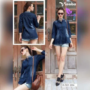 Kumb Carbon Denim Kurti