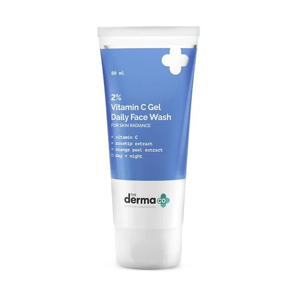 The Derma Co 2% Vitamin C Gel Daily Face Wash-80ml