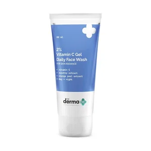The Derma Co 2% Vitamin C Gel Daily Face Wash-80ml